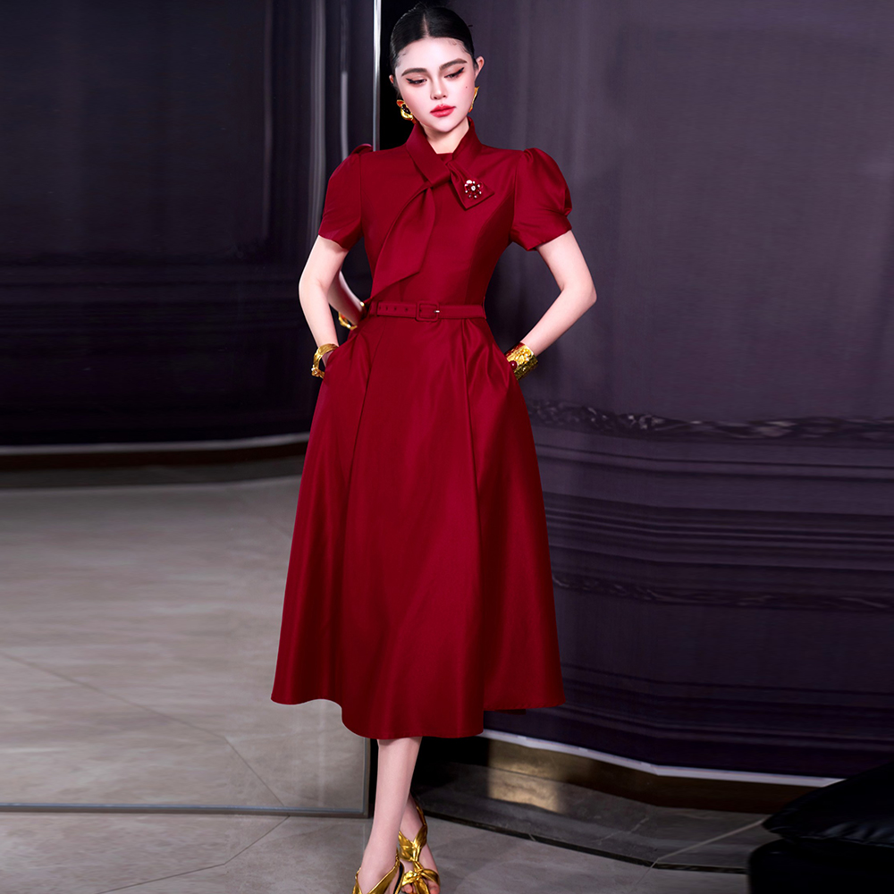 ZJYT ชุดเดรสสีแดงสำหรับผู้หญิง - Women'S Red Formal Wear บทวิจารณ์และราคา