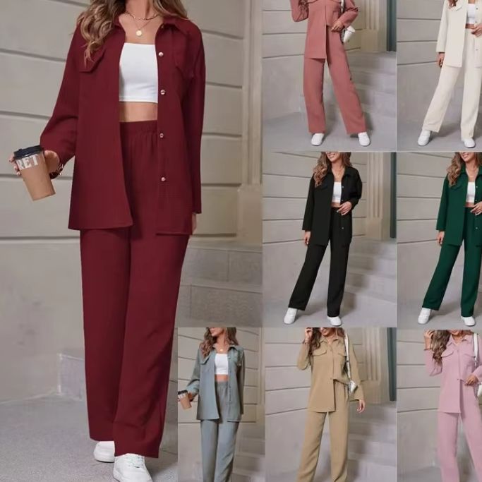 ชุดเซ็ตสองชิ้นใหม่สำหรับฤดูใบไ - Womens Blazer บทวิจารณ์และราคา
