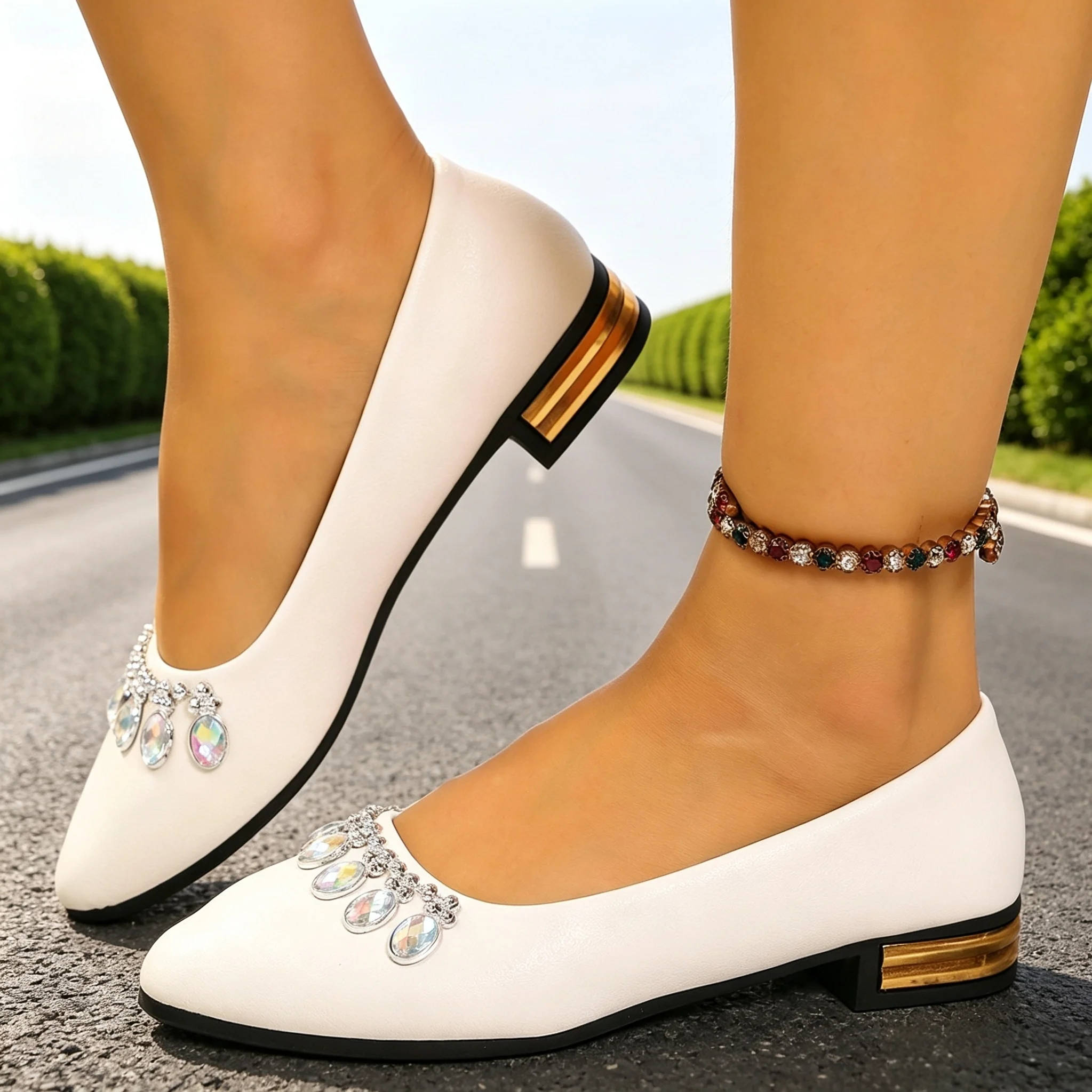 รองเท้าส้นแบนสำหรับผู้หญิง หัว - Womens Heels บทวิจารณ์และราคา
