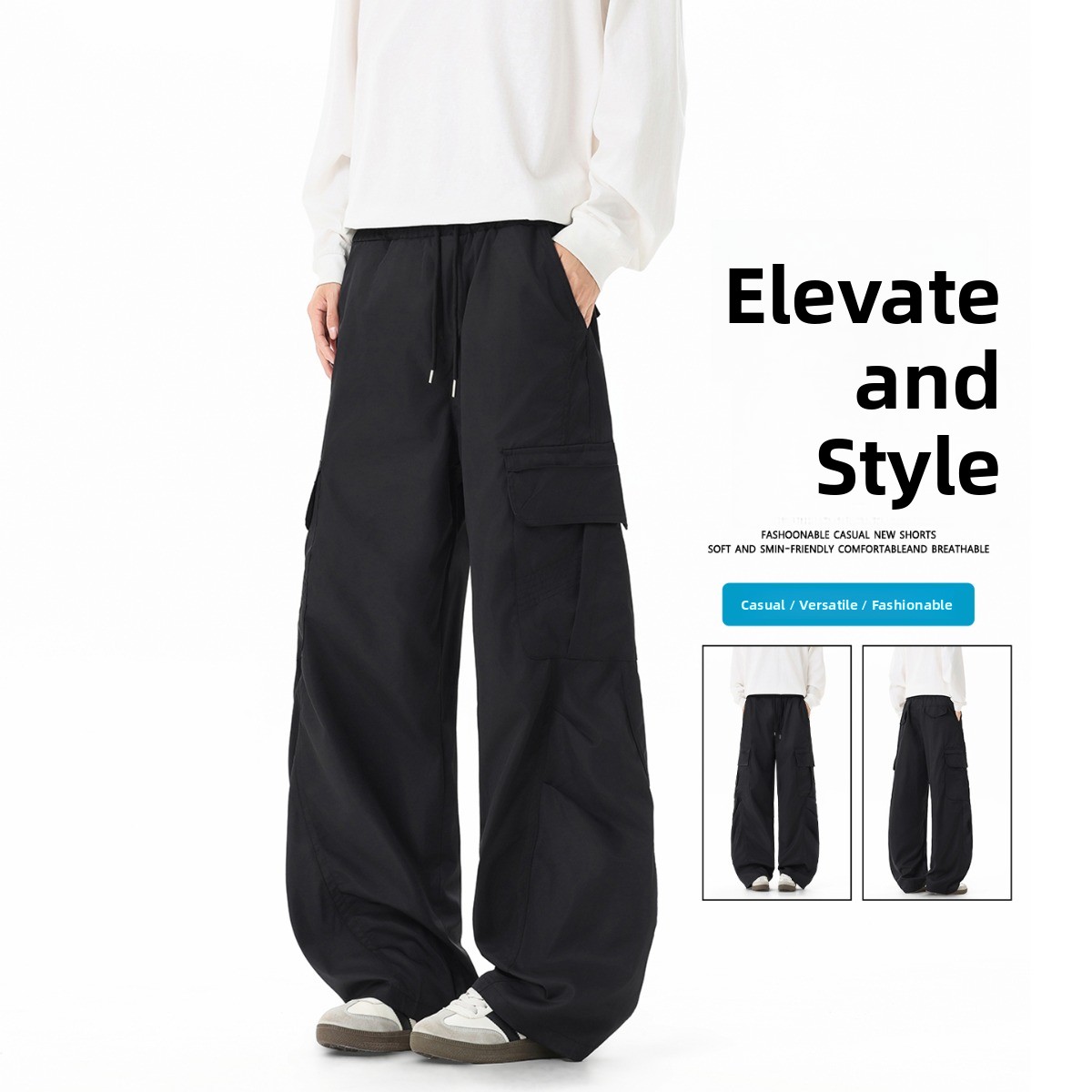 กางเกงวอร์มกีฬาทรงสวย 3D สำหรั - Tailored Trouser Wide บทวิจารณ์และราคา